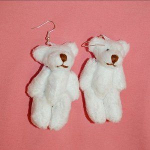 Plush Bear Earrings